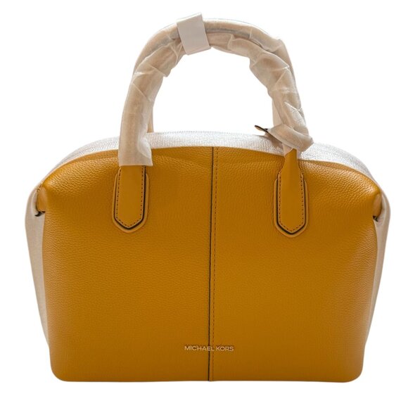 Michael Kors Hyde Pebbled Leather Satchel (NWT) - Picture 8 of 12